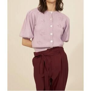 Antik Batik NWT Bella Purple Knit Cardigan Sweater Size XS/36 $189